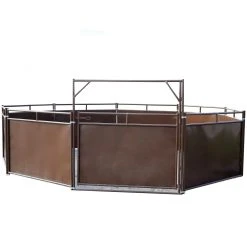 Quicksilver Sheeted Round Pen Panel 8X6