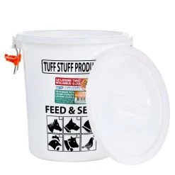 Tuff Stuff Products S Feed And Seed Storage With Locking Lid 7 Gallon