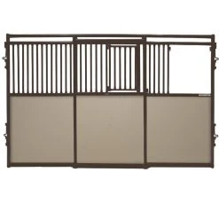 Priefert Premier Stall Front 12` Bar Poly Installed